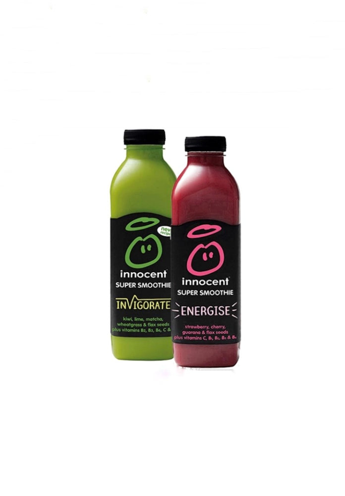 Mini Bottles of Fruit Smoothies & Juices from Innocent/Naked